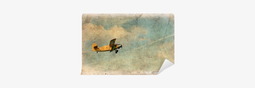 Vintage Military Postcard Isolated, Flying Biplane - Avro Lancaster, transparent png download