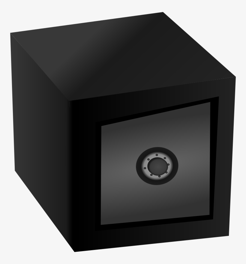 Black Box Safe Clipart Cliparts - Brankas Png, transparent png download