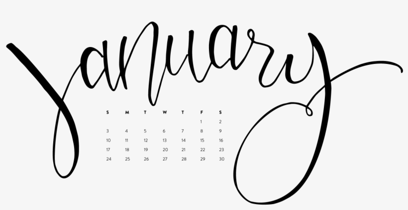 January Png Transparent Picture - Portable Network Graphics, transparent png download