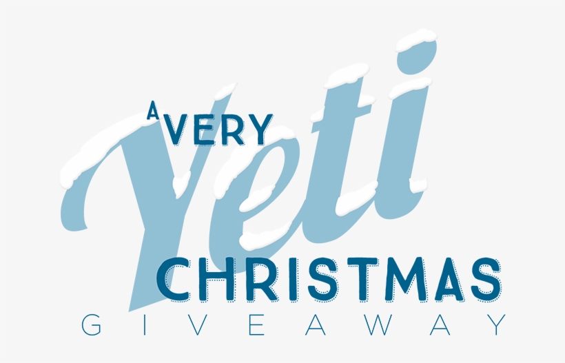 A Very Yeti Christmas Giveaway - Graphic Design, transparent png download