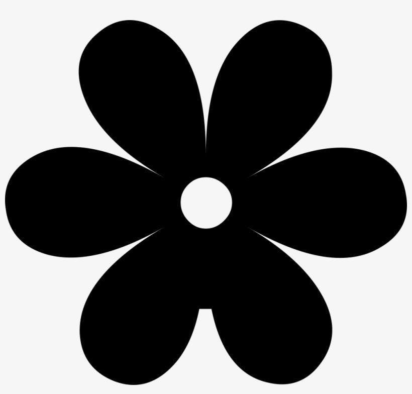 Flower Silhouette - - Flower Silhouette, transparent png download