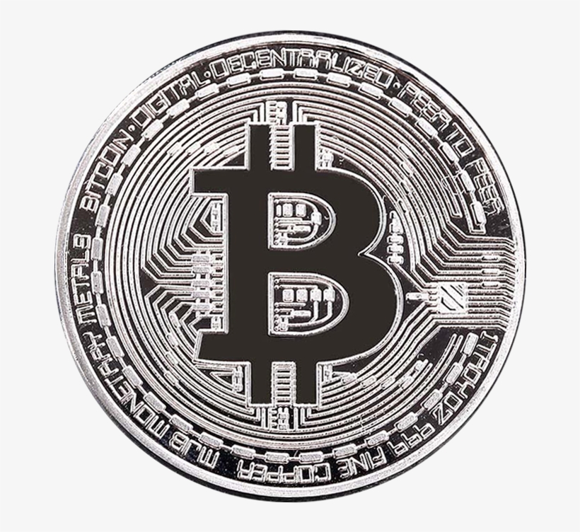 Silver Bitcoin - Bitcoin Bronze Physical Bitcoins Casascius Bit Coin, transparent png download