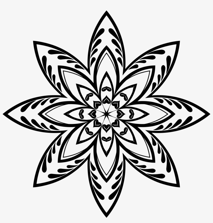 Silhouette Flower At Getdrawings - Silhueta De Flores, transparent png download