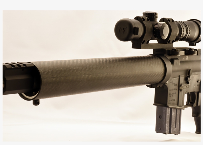 Clark Custom Ar-15 Carbon Fiber Handguard - Ar15 Carbon Handguard, transparent png download