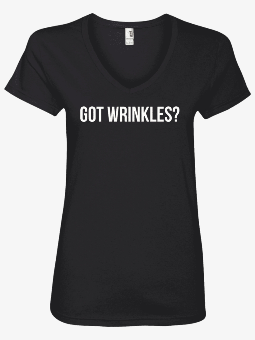 Got Wrinkles - Gildan 64000l Black, transparent png download