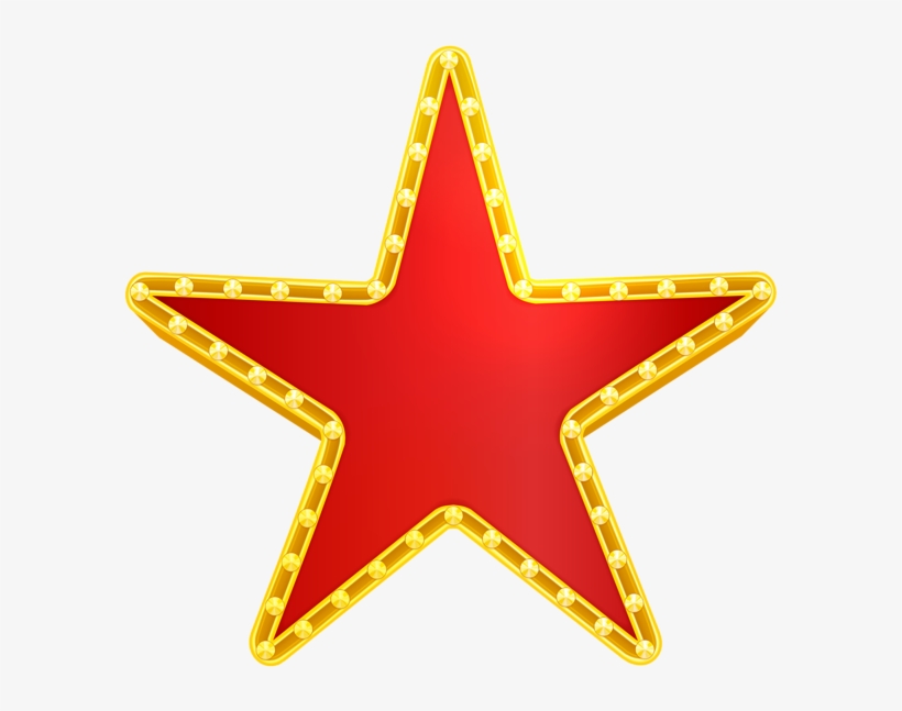 Star Red Decorative Png Clip Art Image - รูป ดาว วัน คริสต์มาส, transparent png download