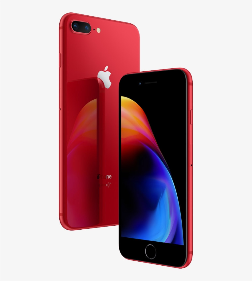 Iphone - Iphone 8 Plus Color Red, transparent png download