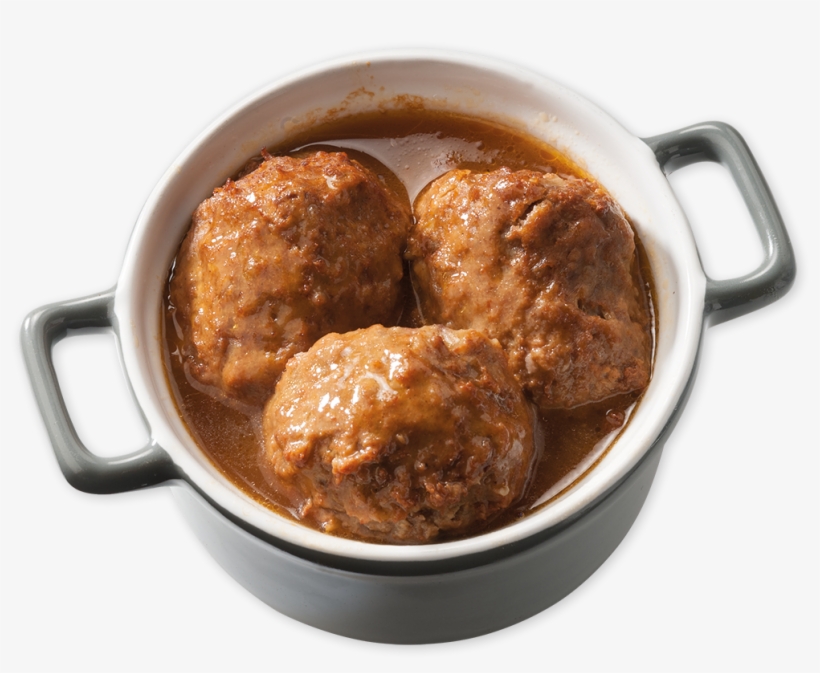 Pre-cooked Meatball Made From 100% Dutch Pork And Beef - Gravy, transparent png download