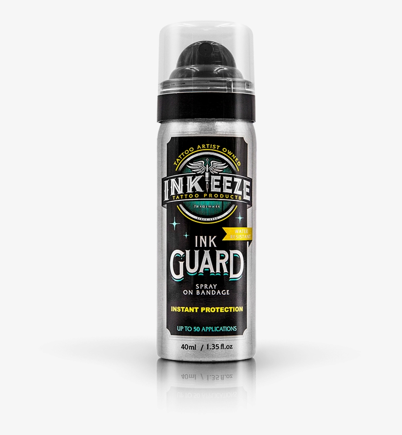 Ink-eeze Ink Guard Spray On Bandage - Ink Eeze Ink Guard, transparent png download
