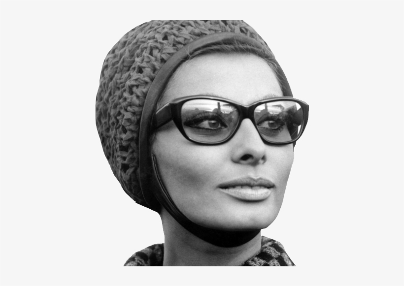 Sophie Loren Glasses Png - Sophia Loren Sunglasses, transparent png download