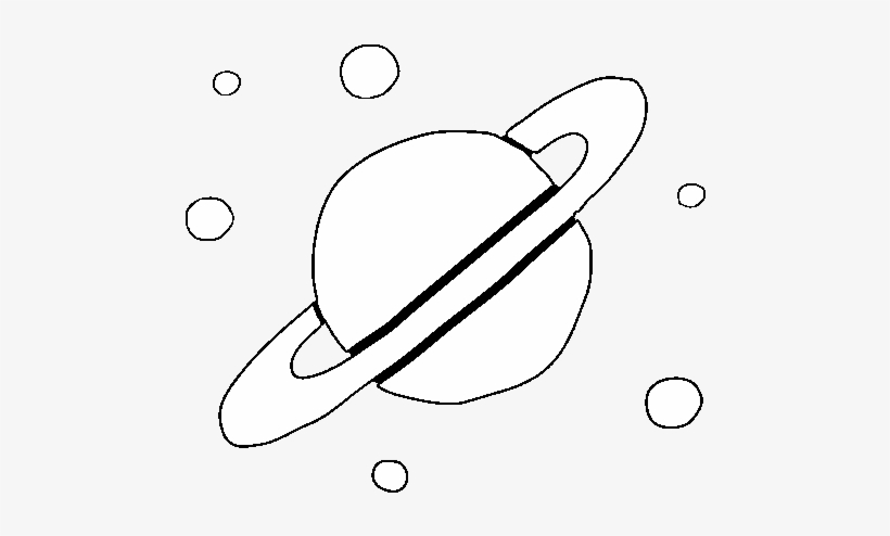Dibujo De Satélites De Saturno Para Colorear Planets, - Drawing, transparent png download