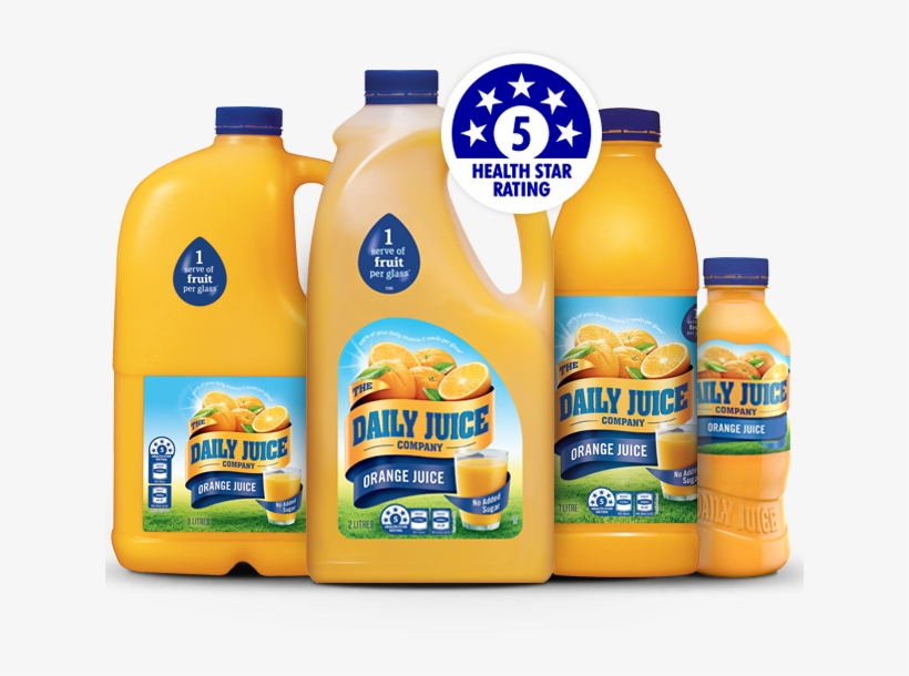 Juice 5 Star Rating - Daily Juice Orange Juice, transparent png download