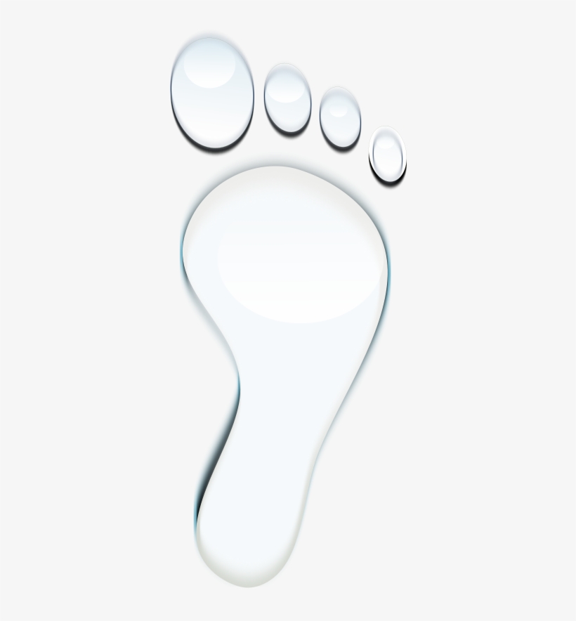 How To Set Use Water Foot Print Clipart, transparent png download