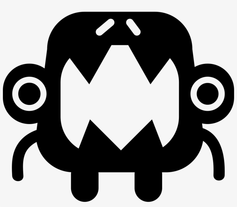 Monster With Big Mouth Comments - Icono Monstruo, transparent png download