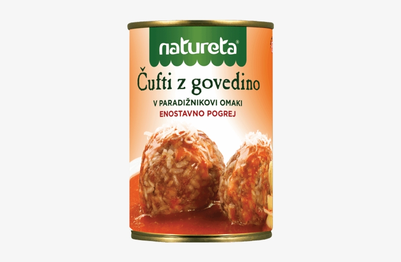 Meatballs With Beef In Tomato Sauce - Natureta Ajvar Łagodny 290 G, transparent png download