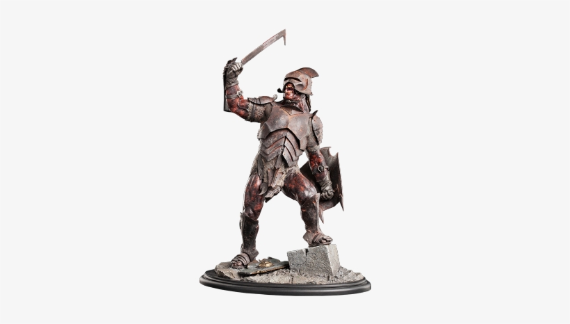 Lord Of The Rings Uruk-hai Swordsman 1:6 Scale Statue, transparent png download