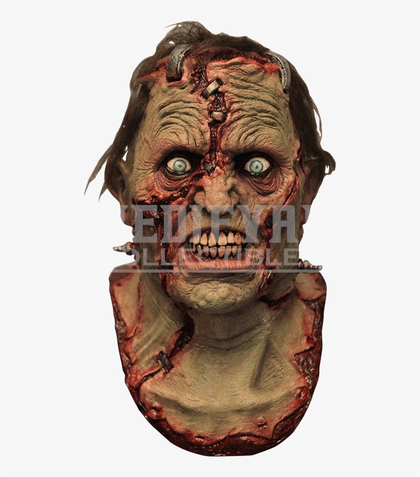 Sutured Monster Latex Mask, transparent png download