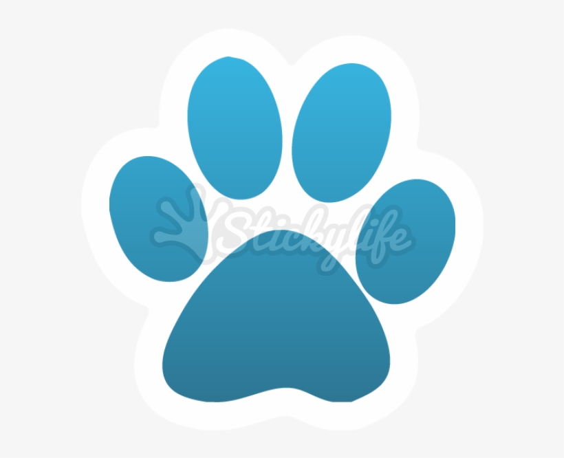 Cat Paw Car Magnet - Dark Blue Paw Prints Transparent PNG - 940x587 - Free  Download on NicePNG