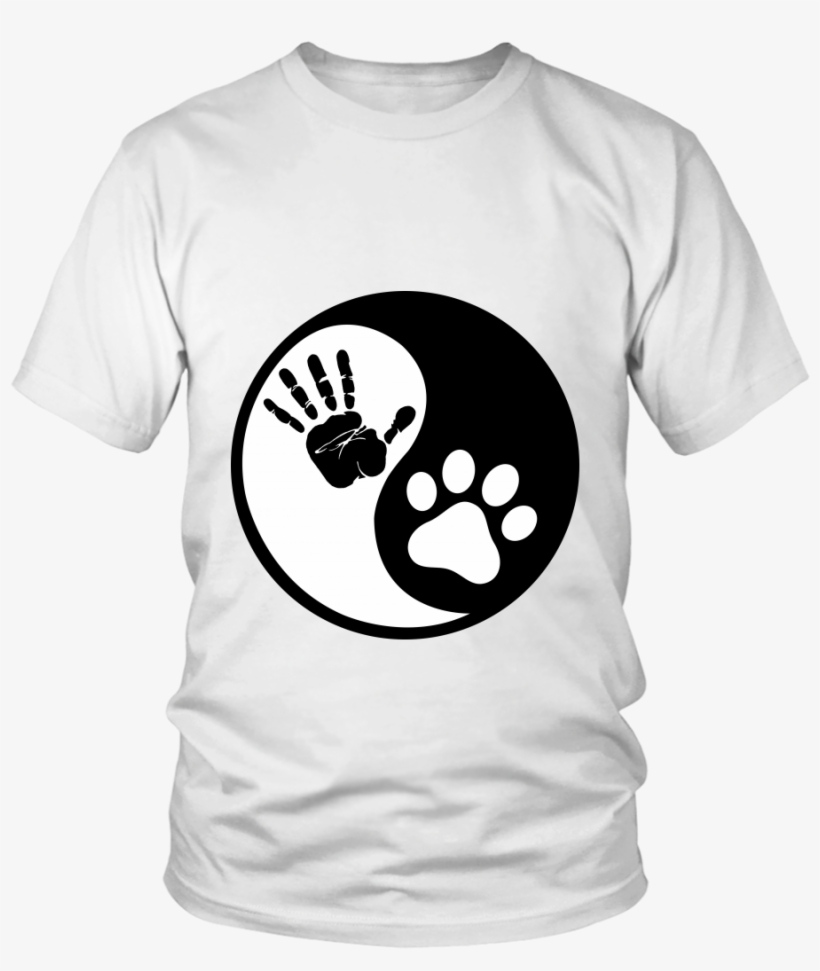 Ying Yang Human Hand & Cat Paw T-shirt - Greta Van Fleet Shirt, transparent png download