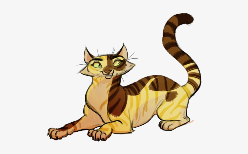 Not Sure About Tawnypelt's Design, But This Wont Be - Cat Grabs Treat, transparent png download