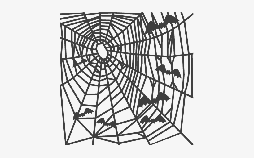 Spiderweb Scrapbook Cut File Cute Files For - Cricut, transparent png download