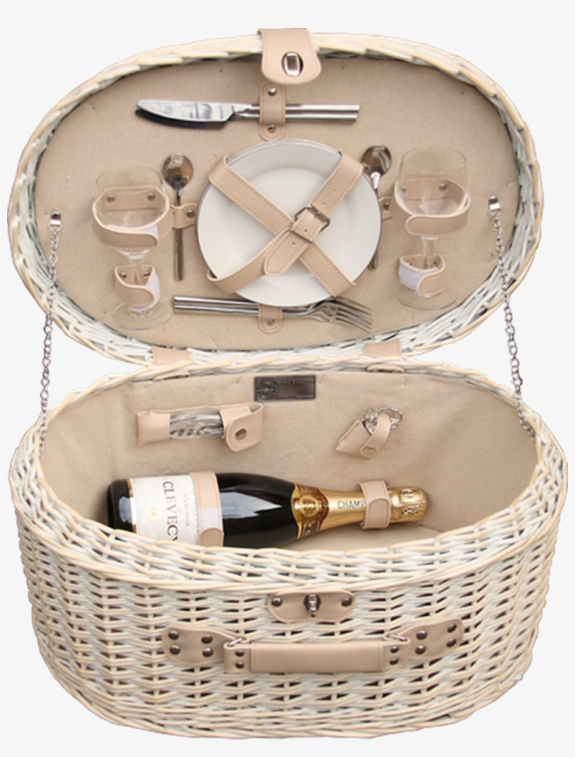 Grab Your Provence Oval Fitted Picnic Basket At A Great - Red Hamper Provence Oval Fitted Picnic Basket, transparent png download
