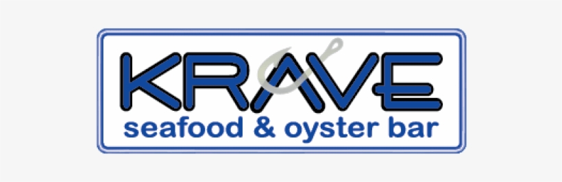 Cropped Logo With White Background - Krave Seafood & Oyster Bar, transparent png download