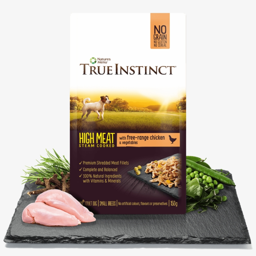 High Meat Fillet With Free Range Chicken For Small - True Instinct Freeze High Meat, transparent png download