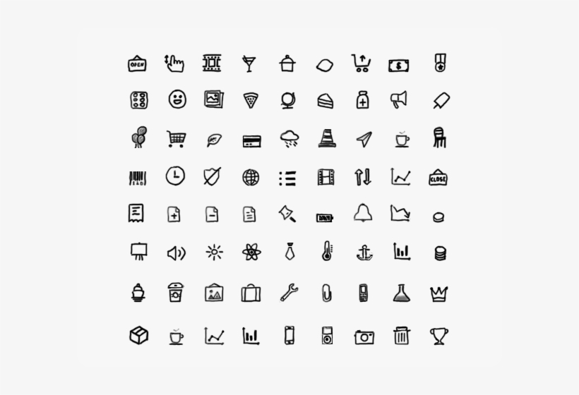 Also 410 Darker Hand Drawn Icons V - Hand Drawn Ui Icons, transparent png download