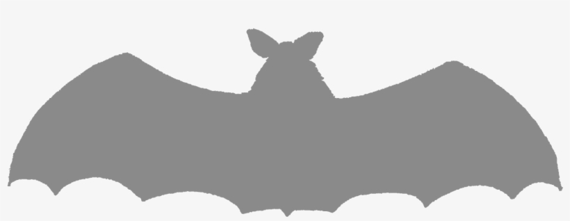 Scary Halloween Bat Silhouette Images - Clip Art, transparent png download