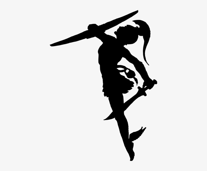 Perseus Silhouette Svg Clip Arts 426 X 598 Px, transparent png download