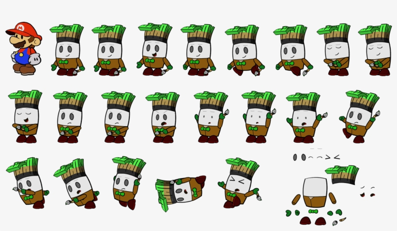 Captain Baabeaussa [pseudo Fanmade] Https - Paper Mario, transparent png download
