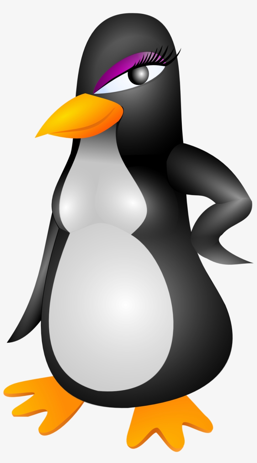 Christmas Penguin Family Clipart - Custom Lady Penguin Shower Curtain, transparent png download