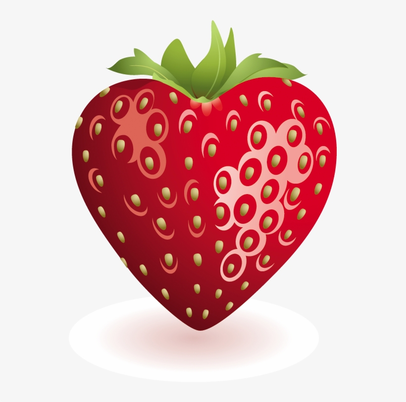 Strawberry Heart Clipart, transparent png download