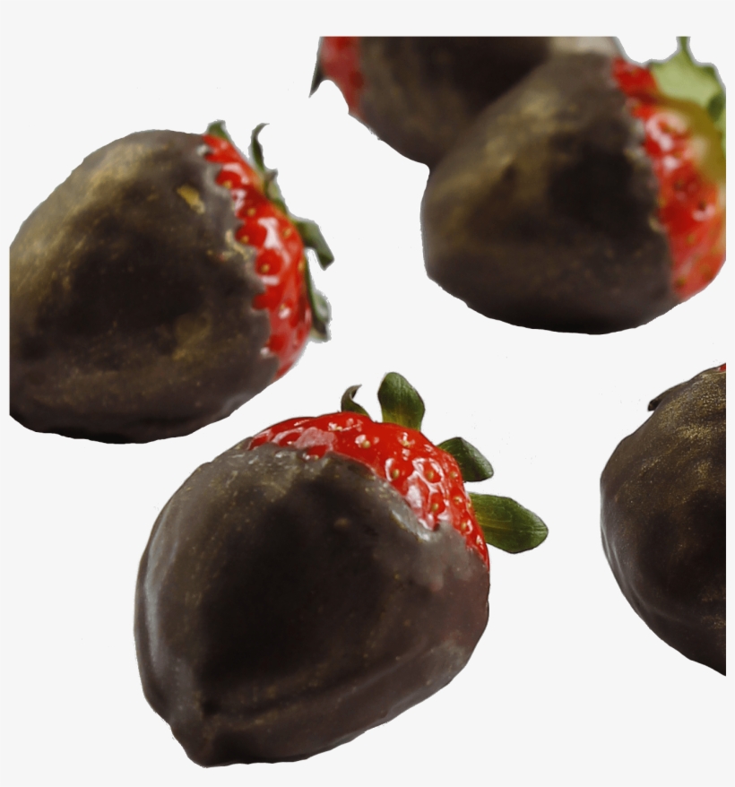 Chocolate Dipped Strawberries - Chocolate, transparent png download