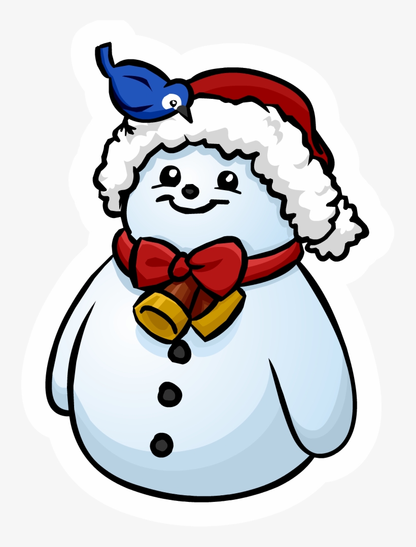 Snowman Pin Holiday Party - Club Penguin Wiki Snowman, transparent png download