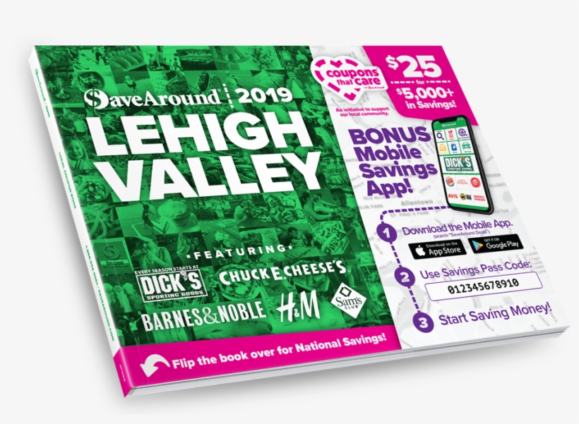 Lehigh Valley, Pa 2019 Savearound<sup>®</sup> - Save Around Erie Book, transparent png download
