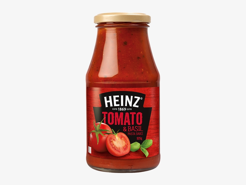 Heinz Tomato And Basil Pasta Sauce 525g - Kraft Heinz Pasta Sauce, transparent png download