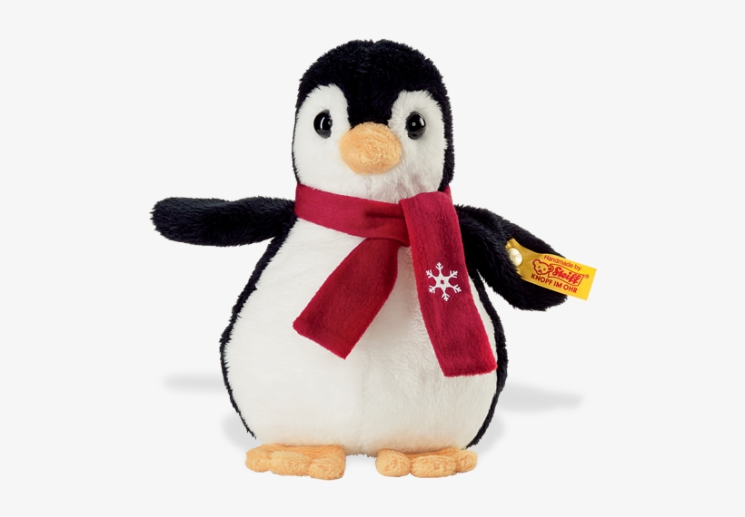Steiff Flaps Christmas Penguin - Steiff Flaps Penguin - Black White - Size 9-12 Months, transparent png download