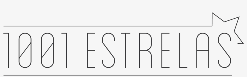 1001estrelaslogo - Line Art, transparent png download