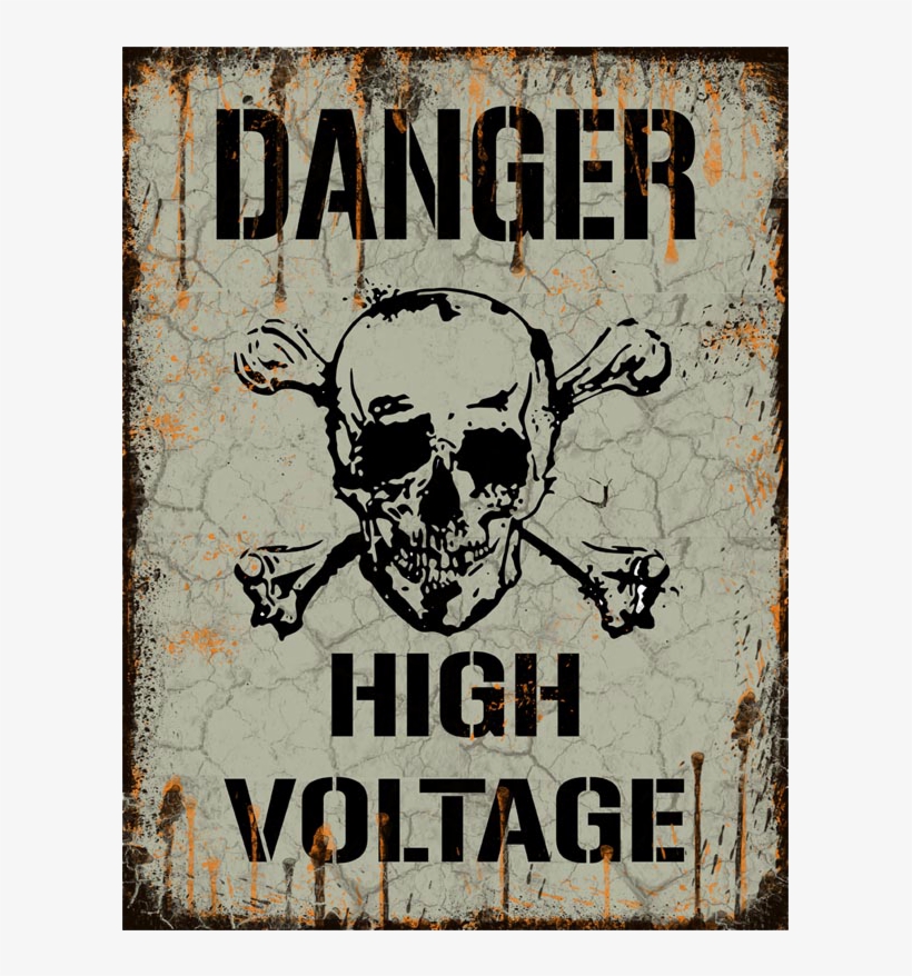 High Voltage Skull, transparent png download