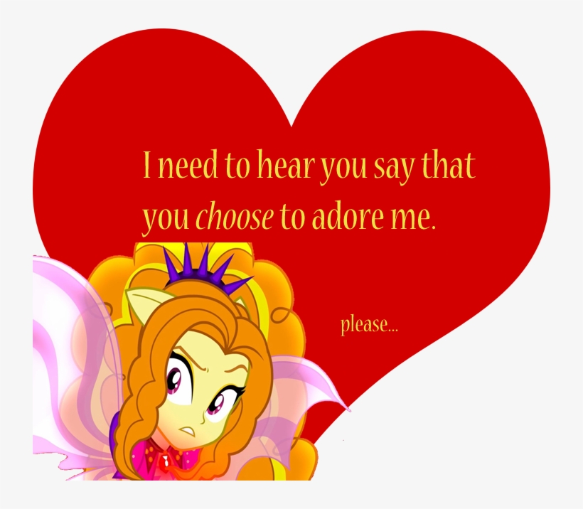 Adagio Dazzle, Equestria Girls, Fin Wings, Heart, Holiday, - Heart, transparent png download