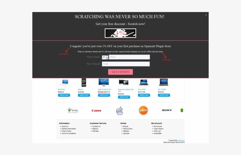 Opencart Coupon Code - Opencart, transparent png download