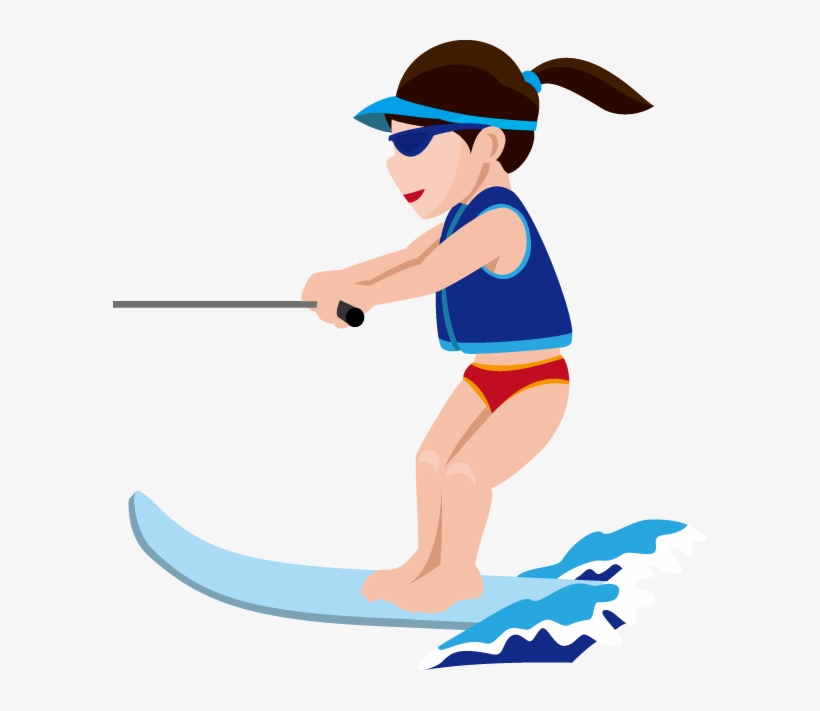 Water Skiing Sport Clip Art Water Skiing Clipart Transparent Png 594x631 Free Download On Nicepng