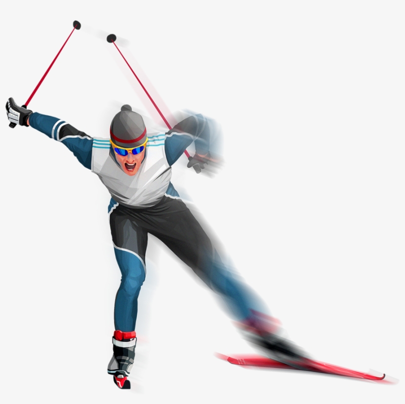 00 - - Лыжник Пнг, transparent png download