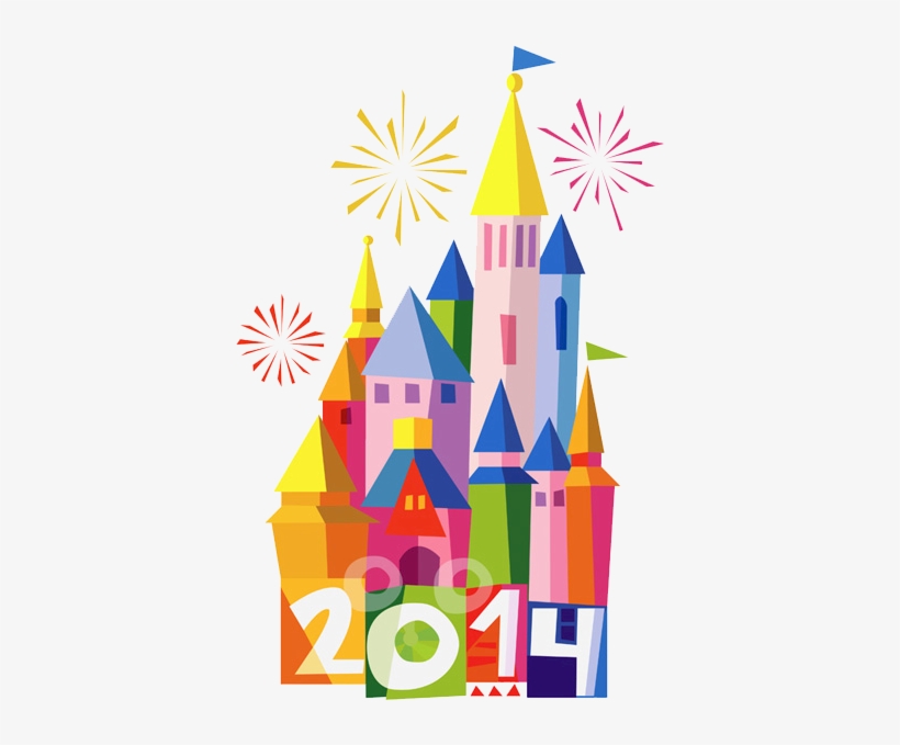 Disneyland Castle Clipart - Disney World 2014, transparent png download
