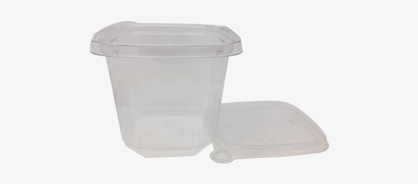 Tamper Evident Square Deli Container - Plastic, transparent png download