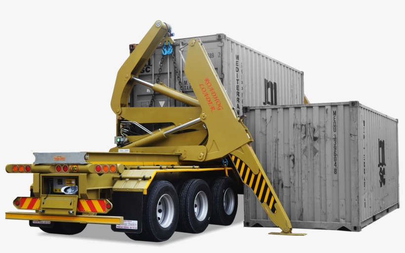 Container Side Loader Double Stacking 20ft Containers - Intermodal Container, transparent png download