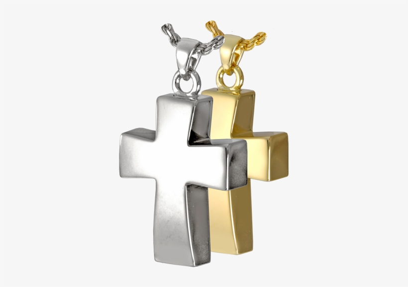 Vaulted Cross Cremation Necklace - Cremation Jewelry: Vaulted Cross Pendant, transparent png download