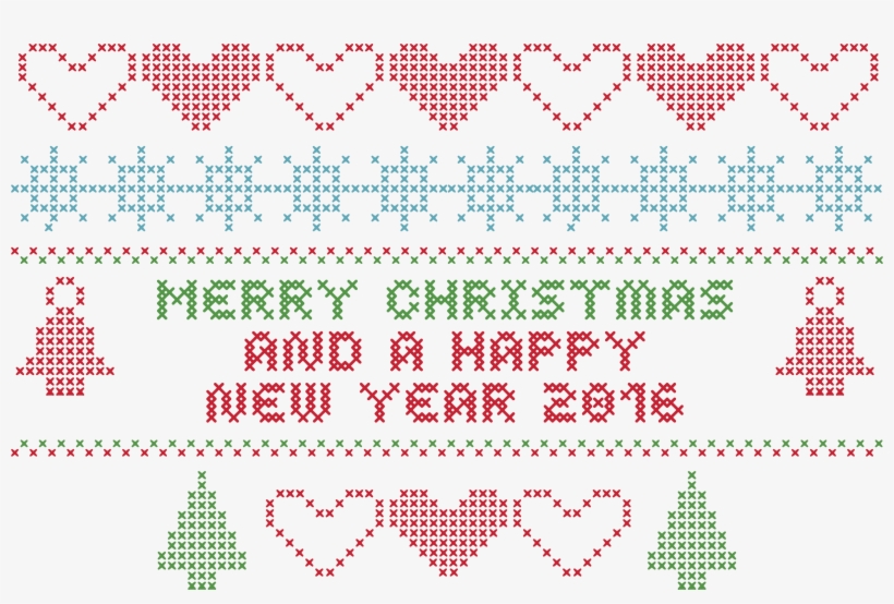 This Free Icons Png Design Of Merry Christmas Crochet, transparent png download